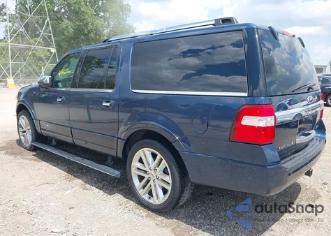 2015 Ford Expedition El Platinum из США, поврежденный, VIN 1FMJK1MT3FEF31564